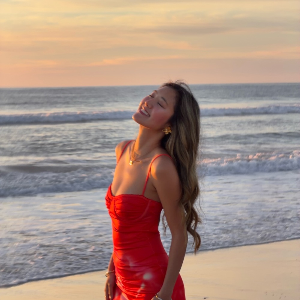 Vamonos Maxi Dress - Fire Petal